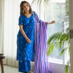 Nisha Agarwal Instagram - Uff this color ❤️ @aaprolabel #summervibes #summer #summerdress #summerwear