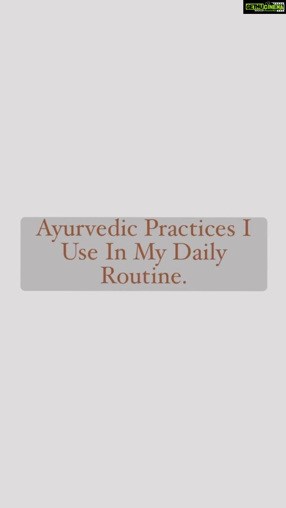 Nisha Agarwal Instagram - Ayurveda translates to knowledge of life. I incorporated these practices into my daily routine and have seen commendable changes. In Ayurveda, everything usually relates to the gut, after a thorough panchkarma cleanse (gut cleanse that involves Abhyanga/oil massages, oil and kadha basti/enema) I stuck on to these simple practices in my routine and have seen my body feel more agile, my skin glow and overall I feel lighter. What is the one practice you have taken on to ? #ayurveda #ayurvedicmedicine #ayurvediclifestyle #ghee #triphala #dailypractice #skincare