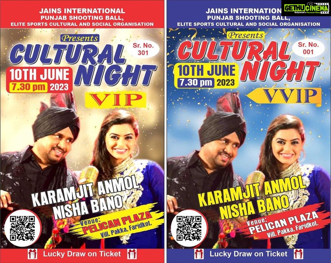 Nisha Bano Instagram - Ssa g sarea Nu 🙏🏻 Kal Milde Ha 7:30pm , Pelican Plaza , vill Pakka , Faridkot 🎤🎶 #culturalnight #karamjitanmol #nishabano #liveshow