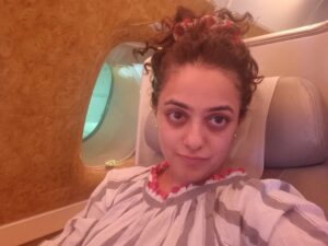 Nithya Menen Instagram - ✈️ a selfie once in a while
