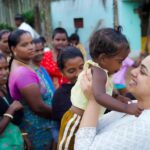 Nithya Menen Instagram – I think I picked up every single baby the village had to offer 😋 enough that they started recognising me when I would go back the next day. 
Babies are my favourite things 💕  nothing I will ever love more 🤎