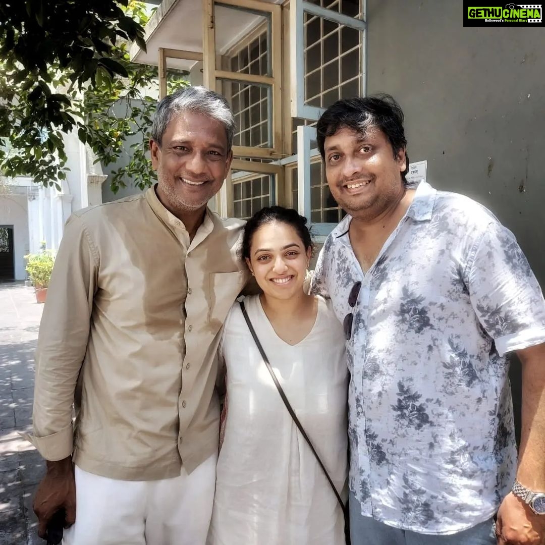 Nithya Menen Instagram - A wonderful birthday at Sri Aurobindo Ashram and the Aurobindo School. An unexpected birthday gift ✨️ to be able to sit in silence at the most exceptional of places, and the birthday meditation.. And the pleasure of spending time with the lovely @_adilhussain .. Thank you @samsarkar for the bike rides, the experience, the food :) Outfit, although you can't see it well, by @craftedbybinks .. my new favorite dress makers !