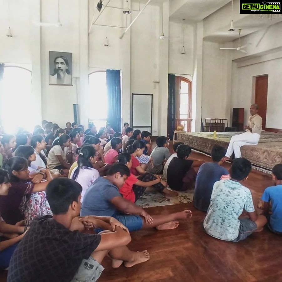 Nithya Menen Instagram - A wonderful birthday at Sri Aurobindo Ashram and the Aurobindo School. An unexpected birthday gift ✨️ to be able to sit in silence at the most exceptional of places, and the birthday meditation.. And the pleasure of spending time with the lovely @_adilhussain .. Thank you @samsarkar for the bike rides, the experience, the food :) Outfit, although you can't see it well, by @craftedbybinks .. my new favorite dress makers !