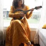 Nithya Menen Instagram – Also,  Mandolin ( not a ukulele) … 
Photography – @shreyaksingh  #raw :) no corrections or filters in these .. 
Outfit- @tanva_by_deepika
Stylist – @sandhya__sabbavarapu
Styling team – @rashmi_angara @thumu_bhavana
@mythri_g