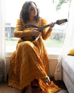 Nithya Menen Instagram - Also,  Mandolin ( not a ukulele) ... 
Photography - @shreyaksingh  #raw :) no corrections or filters in these .. 
Outfit- @tanva_by_deepika
Stylist - @sandhya__sabbavarapu
Styling team - @rashmi_angara @thumu_bhavana
@mythri_g