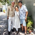Nithya Menen Instagram – A wonderful birthday at Sri Aurobindo Ashram and the Aurobindo School. An unexpected birthday gift ✨️ to be able  to sit in silence at the most exceptional of places,  and the birthday meditation.. 
And the pleasure of spending time with the lovely @_adilhussain .. 
Thank you @samsarkar for the bike rides, the experience, the food :) 
Outfit,  although you can’t see it well, by @craftedbybinks .. my new favorite dress makers !