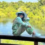 Niti Taylor Instagram - Soak up in the sun ☀️💚 #sun #sunshine #africa Outfit: @femi9.byas Styling: @styling.your.soul Brand Pr: @socialpinnaclepr