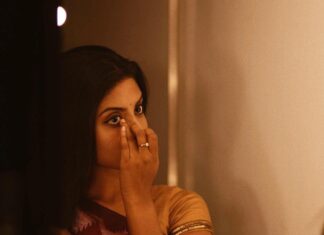 Nivedhithaa Sathish Instagram - I'm a lookalike of my papa but sometimes I see my mother in my eyes, and I love that. Shot by - @madras_ponnu you’re god sent, my love. ♥️ Saree - @izhai_thestore Hair by - @hemalathahairandmakeup