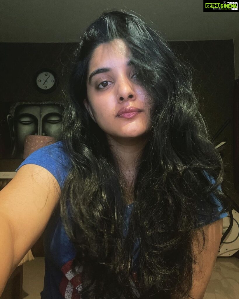 Nivetha Thomas Instagram - Hair is messy and Messy hair mean different things. But either way, here we are.