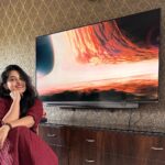 Nivetha Thomas Instagram - No matter how many times….This film always leaves me feeling the same. Love and sheer beauty!! #oneplustv65q2pro #imaginationandintelligence Oh and btw - it’s my 22nd Interstellar watch