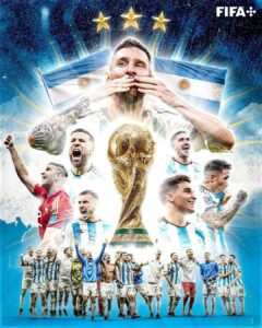 Nivin Pauly Instagram - A game we'll never forget!! 
What a man! What a career! Lionel Messi, you beauty!!! Congrats to Argentina on becoming #FIFAWorldCup Champions!

#VamosArgentina