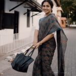 Noorin Shereef Instagram - Here is the next one from my ' #vibingtoilaiyaraaja ' Series.. Wearing @klumbyprajinajaanaki Photo @arun_sathyan_n Styling @ashi_ashz #ilaiyaraja #series