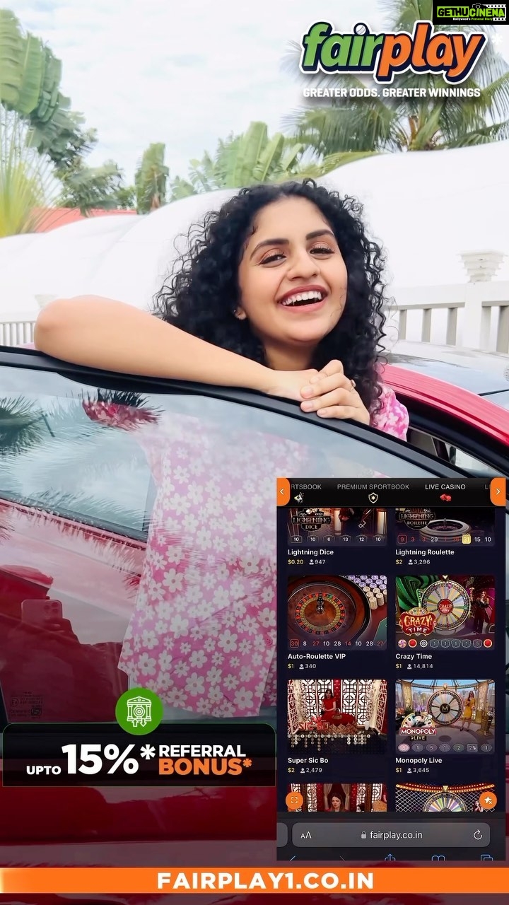 Noorin Shereef Instagram - Use Affiliate Code NOOR300 to get a 300% first and 50% second deposit bonus. IPL is in an exciting second half, full of twists and turns. Donβt miss out on placing bets on your favourite teams and players only with FairPlay, Indiaβs best sports betting exchange. ππ Make it big by betting on your favorite teams and players. Plus, get an exclusive 5% loss-back bonus on every IPL match. π°π€ Donβt miss out on the action and make smart bets with FairPlay. π Instant Account Creation with a few clicks! π€300% 1st Deposit Bonus & 50% 2nd Deposit Bonus, 9% Recharge/Redeposit Lifelong Bonus/10% Loyalty Bonus/15% Referral Bonus π°5% lossback bonus on every IPL match. π Best Market Odds. Greater Odds = Greater Winnings! πβ‘ 24/7 Free Instant Withdrawals Setted in 5 Minutes Register today, win everyday π #IPL2023withFairPlay #IPL2023 #IPL #Cricket #T20 #T20cricket #FairPlay #Cricketbetting #Betting #Cricketlovers #Betandwin #IPL2023Live #IPL2023Season #IPL2023Matches #CricketBettingTips #CricketBetWinRepeat #BetOnCricket #Bettingtips #cricketlivebetting #cricketbettingonline #onlinecricketbetting