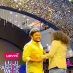 Noorin Shereef Instagram - Sneak peek from @lulufashionweek_ind @lulu_mall Our Couplegoal for the season🫠🫠😂♥️