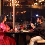 Noorin Shereef Instagram - The ultimate #datenight experience. Watch as our favourite couple in #Kochi enjoy a romantic evening at #ColonyClubhouseAndGrill. A dramatic culinary experience at our most #sophisticated setting, the #rooftopgrill overlooking the #VembanadLake. #MalabarCafe and #ThaiSoul also have specially curated menus for a perfect dinner date with your #valentine. Bouquets, cakes and special beverages are available in #GrandLounge during this special week. We are all ready for you, are you ready with your #valentinesurprise? With @fahim_safar #ValentinesDay2023 #Heartthrobs #NoorinShareef #FahimSafar #GrandHyattkochi #InGrandStyle #GoGrand #ValentinesWithGrandHyattKochi Grand Hyatt Kochi Bolgatty