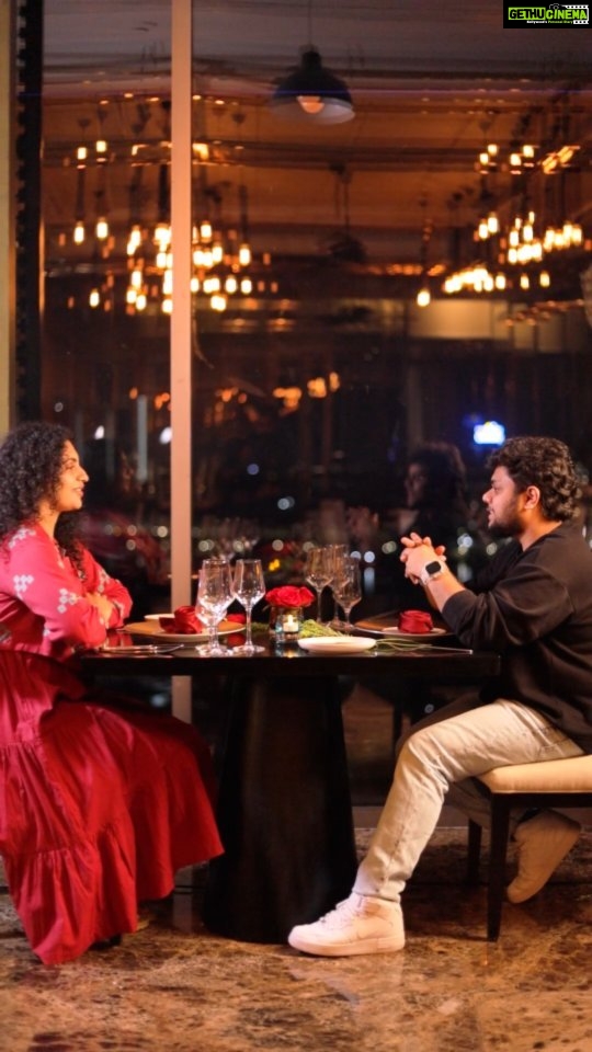 Noorin Shereef Instagram - The ultimate #datenight experience. Watch as our favourite couple in #Kochi enjoy a romantic evening at #ColonyClubhouseAndGrill. A dramatic culinary experience at our most #sophisticated setting, the #rooftopgrill overlooking the #VembanadLake. #MalabarCafe and #ThaiSoul also have specially curated menus for a perfect dinner date with your #valentine. Bouquets, cakes and special beverages are available in #GrandLounge during this special week. We are all ready for you, are you ready with your #valentinesurprise? With @fahim_safar #ValentinesDay2023 #Heartthrobs #NoorinShareef #FahimSafar #GrandHyattkochi #InGrandStyle #GoGrand #ValentinesWithGrandHyattKochi Grand Hyatt Kochi Bolgatty