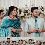 Noorin Shereef Instagram - It was magical to see how Team Jajis worked hard day and night to complete the work of the pretty event hub. There is no one person who did not mention how good the place looked on the #fahinoor Engagement. Thank you @jajisunil @karthiksunil @vaidya_constructions @sreya.vaidyan for making our special day more special ♥️🥹 So now Kollam has got the perfect event hub @jajisqcafe : Where Quilon Comes Alive