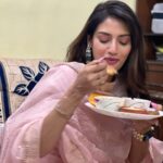 Nusrat Jahan Instagram – Favourite part of Eid… “The feasting” part 😆