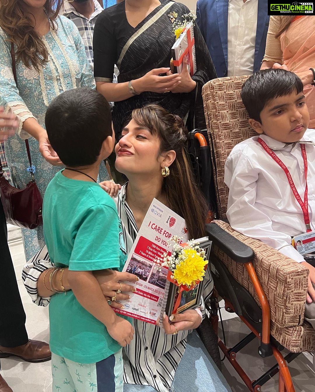 Nusrat Jahan Instagram - I am glad I could join hands in support of creating awareness about Rare diseases. Every child is beautiful and has a bright future… let’s come together and support the cause. 🙏🏻