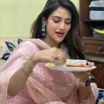 Nusrat Jahan Instagram – Favourite part of Eid… “The feasting” part 😆