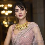 Nusrat Jahan Instagram - 𝓔𝓵𝓮𝓰𝓪𝓷𝓬𝓮 #instapic #instapost #saree #pastel #flower #feminity #indian