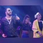 Nusrat Jahan Instagram - Thank you @mikasingh for this evening..Basirhat people Indeed went mad over your performance ..love from #MyBasirhat! And of course, thanks to my people... Every one in Basirhat 😊
