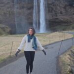 Oindrila Sen Instagram - Live-streaming 🌊 Seljalandsfoss Waterfall, Iceland