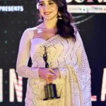 Oindrila Sen Instagram - Thanks for the honour at the Indo-Bangla Iconic Star awards 2023 🙏🏻 #iconicstaroftheyear #magic #blessed