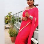Pallavi Ramisetty Instagram - 🦩 @takshitha_couture_ 😊 . . . . . . . . . #sunday #holiday #attarintikidaredi #krishnaveni #etv #instagood #pallaviramisettyofficial #happysunday