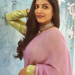 Pallavi Ramisetty Instagram - 🌸 Saree @takshitha_couture_ Jewellery @suha_s_jewels 😊 . . . . . . . . . #helloinsta #shootmode #attarintikidaredi #newlook #krishnaveni #sareelove #jewellery #love #positivity #peace #bekind #begood #spreadlove #instadaily #instagood #pallaviramisettyofficial #takshithacourture #suhasjewls