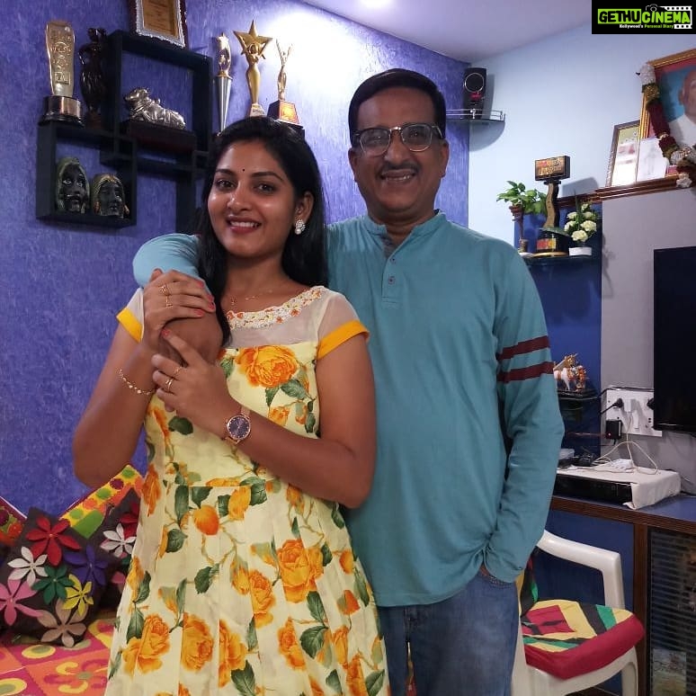 Pallavi Ramisetty Instagram - Happy Father's Day Dady 🤗 thankqsomuch for supporting and encouraging me always ! U are my best friend forever 😊 love u nana 😘😘 @naguramisetti #happyfathersday #dadslove❤️ #family #parents #love #support #friend #daughterlove #instagram #instadaily #instagood