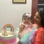 Pallavi Ramisetty Instagram – Happy birthday chinnuthalli my little cupcake 🧁 lots of love to you from dileep mama , attha and dhuvith 😘😘
#happy2 @aarnadavuluri