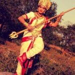 Pallavi Ramisetty Instagram - Throwback from the sets of "Adadhe Adharam" Blessed to be dressed up like godess 🙏🔱🕉 Memories🍃 #happysunday #jaimatadi #festivevibes #indianfestivals #dasara #navaratri #adadheadharam #pallaviramisettyofficialp