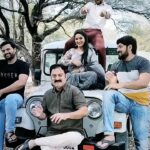 Pallavi Ramisetty Instagram - “ Going With #Trend With My Gang “ 😎 . . Inframe :- @iampramod_raaj @srinivasy20 @pallaviramisettyofficial @yourshravan @satwikchowdary_offl . . #attarintikidaredi #mukundh #krishnaveni #karthik #janardhanrao #siddharth #heyladydropitdown #trendingreels