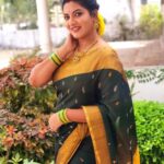 Pallavi Ramisetty Instagram - That traditional look feel 🌟 Saree @lalitha3906 Jewellery @pearls_speaks . . . . . . . . . #sareelove #uppadapattu #traditional #wearingforjeevanajyothi #papemajeevanajyothi #pallaviramisettyofficial