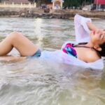 Pavani Reddy Instagram - Salty Air , NO cares 😎😍 #beach #goa #india #vacation #mode #chill #cool #love #video #instagood #selflove #happy #smile Goa, India