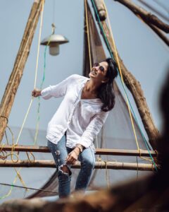 Pavani Reddy Instagram - PEACE 🤍
📸 : @rohanbmc 
#peace #calm #happiness