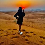 Pavani Reddy Instagram - In the pure clean atmosphere, in the silence- there you can find yourself ❤️ #dubai #desert #dairies #metime