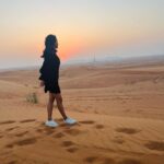 Pavani Reddy Instagram - In the pure clean atmosphere, in the silence- there you can find yourself ❤️ #dubai #desert #dairies #metime
