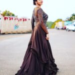 Pavani Reddy Instagram - Kindness makes you rare 📸 @pix_depth__photography @prabha_andiyappan__photography 👗 @fatiz_official Jewellery @fineshinejewels MUA @dollupmakeover_artistry Styled by @sunilkarthik_sk #awards #photoshoot #gown #me