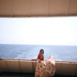 Pavithra Janani Instagram - ❤️ @cordeliacruises Pc @bhoopalm_official #feelgoodplace☀️ #peacefulmind #cruiseexperience #mvempress #cordeliacruises