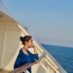 Pavithra Janani Instagram - Smell the sea,feel the sky Let your soul and spirits fly 💫 @cordeliacruises Pc @bhoopalm_official #cordeliacruises #indiancruiseline #cruiseholidays #cityonthesea #perfectholiday #mvempress #holidayatsea #cruisevacation