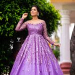 Pavithra Janani Instagram - Hope 💜 Mua & styling @makeover_by_miga Photography @gocandid_studios Hairstylist @saima_ads_hairstyling_artist Costume @adhiraboutique_pondy Jewellery @chennai_jazz