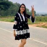 Pavithra Janani Instagram - Embrace the detours 🧿☺️🧿 #bangaloredays #nandhihills⛰️ #shopping