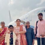 Pavithra Janani Instagram - #dreamcometrue❤️ #flyingwithfamily💕 @udhayakumar_u_k @banuviyan #uhappymehappy❣️🧿 #bucketlist