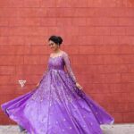 Pavithra Janani Instagram - Hope 💜 Mua & styling @makeover_by_miga Photography @gocandid_studios Hairstylist @saima_ads_hairstyling_artist Costume @adhiraboutique_pondy Jewellery @chennai_jazz