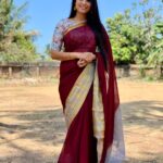 Pavithra Janani Instagram - Simple n elegant sarees @ashas_womens_collection Swipe left for more collections Thank you 🥰