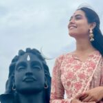 Pavithra Janani Instagram - Finally at Isha 🖤 #longtimewish #ishaayoga #peace #blissful