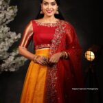 Pavithra Janani Instagram - Always stay true to yourself ✌🏻☺️ Mua @mathi_makeup_hair Jewelleries @nivabridalgallery Outfit @varsh_design_studio PC @happy_captures_ Venue @elfotografo.in