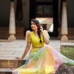 Pavithra Janani Instagram - ☺️ Outfit @yaakkai_apparel Mua @swartistic_makeover Pc @ourtales_barath #favone❣️